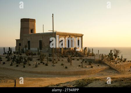 Il Faro Viejo (vecchio faro) a Cabo Falso, Los Cabos Baja California Sur Foto Stock