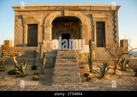 Il Faro Viejo (vecchio faro) a Cabo Falso, Los Cabos Baja California Sur Foto Stock