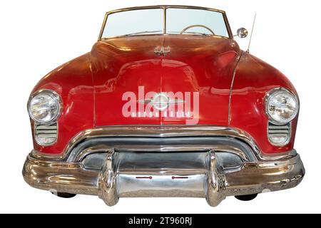 Escondido, CA - 10-30-2023: Oldsmobile Ninety Eight, convertibile 1949 con stile Futuramatic. Foto Stock