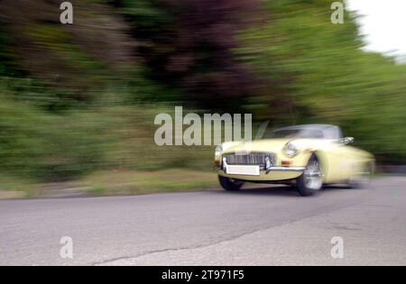 DATA RECORD NON DICHIARATA vecchia technologgy vista in auto d'epoca auto istoriche con vecchio technologgy Credit: Imago/Alamy Live News Foto Stock