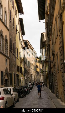 strada a Firenze, Italia Foto Stock