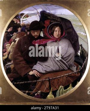 The Last of England 1852-55 di Ford Madox Brown Foto Stock