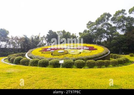 Attrazioni e natura intorno al Parco Nazionale Yangmingshan a Taipei, Repubblica di Cina a Taiwan Foto Stock