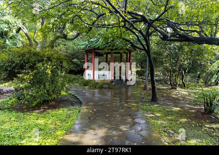 Attrazioni e natura intorno al Parco Nazionale Yangmingshan a Taipei, Repubblica di Cina a Taiwan Foto Stock