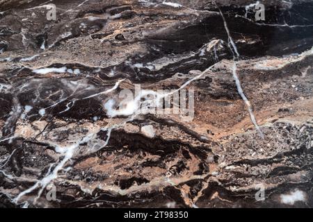 Fantastica struttura naturale e lussuosa in marmo Foto Stock