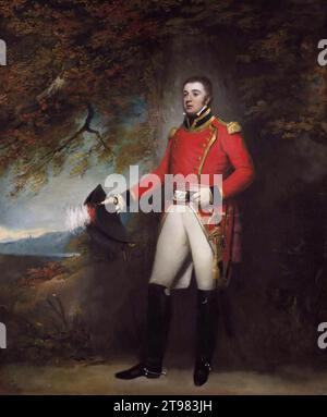 Capitano e tenente colonnello Robert Dalrymple 1789 di John Westbrooke Chandler Foto Stock