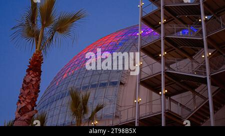 Academy of Motion Pictures Museum presso il Saban Building di Los Angeles - LOS ANGELES, STATI UNITI - 5 NOVEMBRE. 2023 Foto Stock