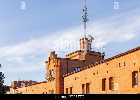 Edificio del museo Kosciuszko Mound a Cracovia, in Polonia, punto di riferimento della città dal 1823, dedicato all'eroe militare polacco e americano Tadeusz Kosciuszko Foto Stock