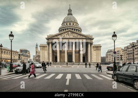 Il Pantheon a Parigi, Francia Foto Stock