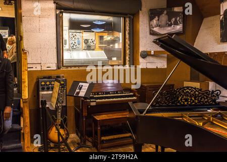 Il Motown Studios si trova in una fila di case nel quartiere storico Boston-Edison di Detroit. Detroit, Stati Uniti Foto Stock