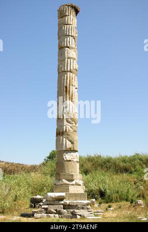 Sito del Tempio di Artemide nella città di Selcuk, vicino a Efeso Foto Stock