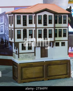 Piccolo modello di esempio di straordinaria turco architettura tradizionale Foto Stock