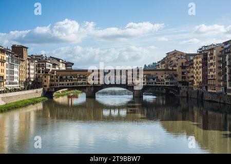 Pont Vecchio, Firenze, Italia Foto Stock