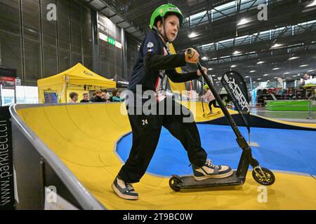 Brno, Repubblica Ceca. 24 novembre 2023. La vita! Festival of Sports, Dances and Entertainment al Brno Exhibition Centre, Repubblica Ceca, 24 novembre 2023. Credito: Vaclav Salek/CTK Photo/Alamy Live News Foto Stock