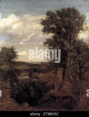 Dedham vale 1802 di John Constable Foto Stock