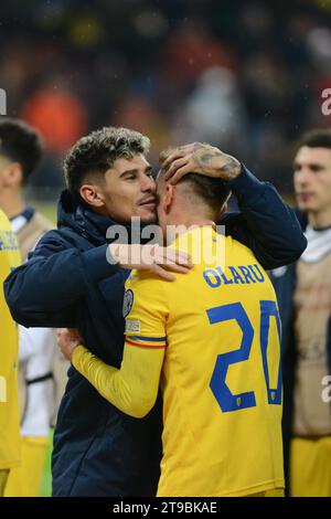 Partita di qualificazione Euro 2024 Romania X Svizzera 23.11.2023 , Stadio Nazionale Arena , Bucarest , Cristi Stavri Foto Stock