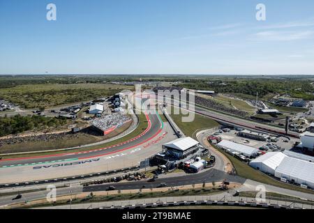 Austin, USA. 20 ottobre 2023. Vista generale, Gran Premio di F1 degli Stati Uniti sul circuito delle Americhe il 20 ottobre 2023 ad Austin, Stati Uniti d'America. (Foto di HOCH ZWEI) credito: dpa/Alamy Live News Foto Stock