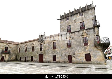 Cambados, Pazo de Fefinanes o Fefinan. Pontevedra, Galizia, Spagna. Foto Stock