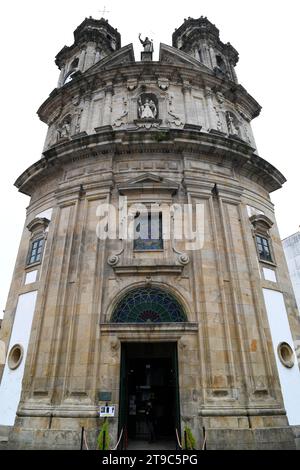 Pontevedra città, Iglesia de la Virgen Peregrina (XVIII secolo). Galizia, Spagna. Foto Stock