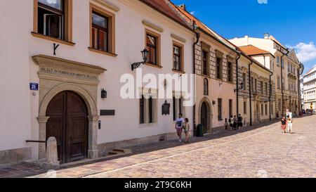 Cracovia, Polonia - 18 luglio 2023: Paesaggio urbano della regione di Cracovia Malopolska in Polonia Foto Stock