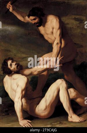 Cain Killing Abel 1618-20 di Daniele Crespi Foto Stock