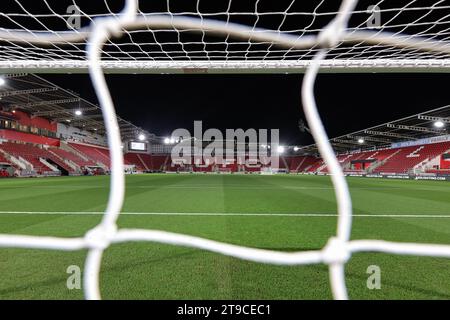 Rotherham, Regno Unito. 24 novembre 2023. Una visione generale del New York Stadium in vista della partita del campionato Sky Bet Rotherham United vs Leeds United al New York Stadium, Rotherham, Regno Unito, 24 novembre 2023 (foto di Mark Cosgrove/News Images) a Rotherham, Regno Unito il 24/11/2023. (Foto di Mark Cosgrove/News Images/Sipa USA) credito: SIPA USA/Alamy Live News Foto Stock