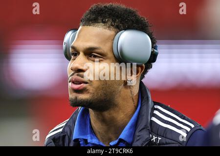 Rotherham, Regno Unito. 24 novembre 2023. Georginio Rutter n. 24 del Leeds United arriva durante la partita del campionato Sky Bet Rotherham United vs Leeds United al New York Stadium, Rotherham, Regno Unito, 24 novembre 2023 (foto di Mark Cosgrove/News Images) a Rotherham, Regno Unito il 24/11/2023. (Foto di Mark Cosgrove/News Images/Sipa USA) credito: SIPA USA/Alamy Live News Foto Stock