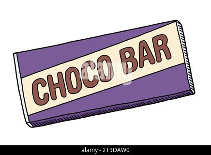 Illustrazione vettoriale d'arte del barattolo al cioccolato disegnato a mano Illustrazione Vettoriale