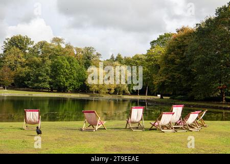 Giardini all'inglese di Claremont Foto Stock