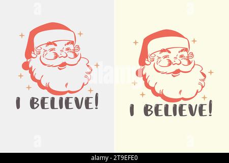 T-shirt Christmas Funy Design Illustrazione Vettoriale