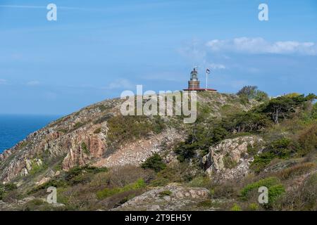 Faro a Kullaberg, in Svezia Foto Stock