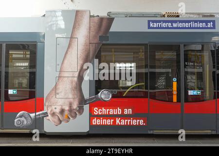 Wien, Straßenbahn, Remise (Betriebshof) Favoriten // Vienna, Tramway, Depot Favoriten Foto Stock