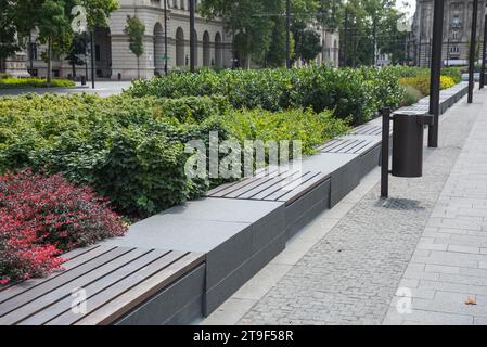 Budapest, Kossuth Lajos ter, Stadtgestaltung // Budapest, Kossuth Lajos ter, Public Space Design Foto Stock