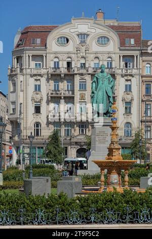 Budapest, Stadtgestaltung, Jozsef Nador ter // Budapest, Public Space Design, Jozsef Nador ter Foto Stock