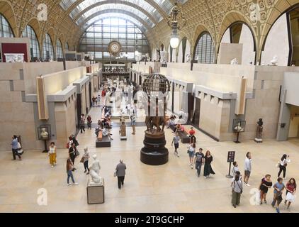 Parigi, Francia - 29 agosto 2019: Visita al Museum d'Orsay di Parigi, Francia. Foto Stock