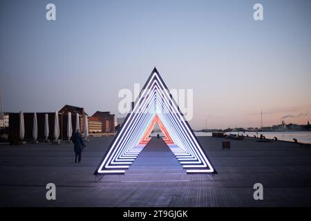 The Wave in Piazza Ofelia a Copenhagen Foto Stock