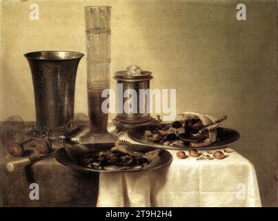 Colazione STILL-Life 1637 di Willem Claesz. Heda Foto Stock