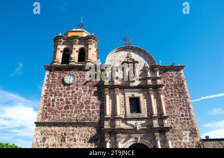 Chiesa Apostolica di Santiago a Tequila Jalisco, Messico Foto Stock