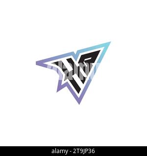 Combinazione di lettere HB, logo originale o logo iniziale di gioco come concept design ispiratore Illustrazione Vettoriale
