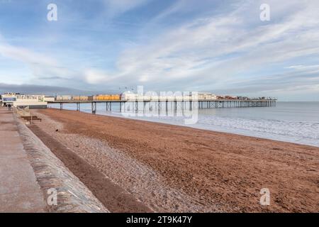 Paignton Pier a Devon, Inghilterra. Foto Stock