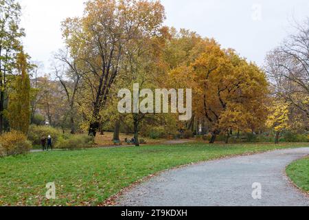 Parco Litzensee, autunno, Charlottenburg, Berlino Foto Stock
