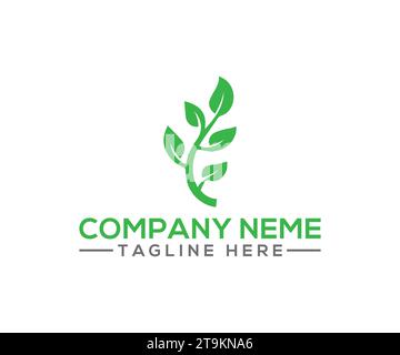 Vettore di disegno del logo ad albero Illustrazione Vettoriale