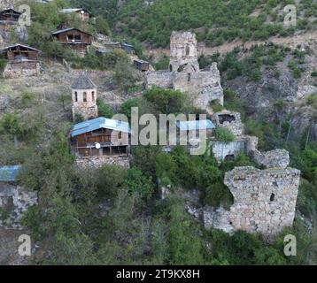 Il monastero di porta, situato ad Artvin, in Turchia, è una chiesa georgiana costruita nel X secolo. Foto Stock