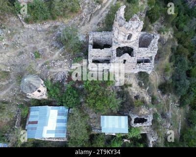 Il monastero di porta, situato ad Artvin, in Turchia, è una chiesa georgiana costruita nel X secolo. Foto Stock