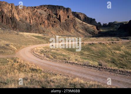 Succor Creek Road, Succor Creek state Park, Oregon Foto Stock