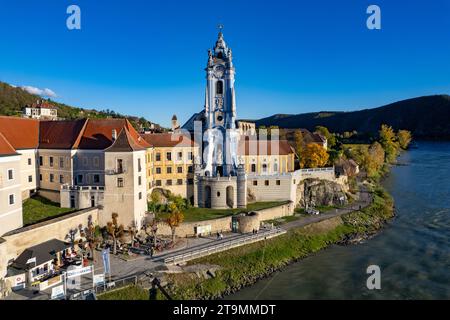 Vista aerea di Stift Dürnstein Foto Stock