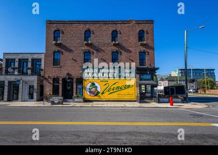 Corktown è il più antico quartiere rimasto di Detroit, Michigan, Stati Uniti Foto Stock