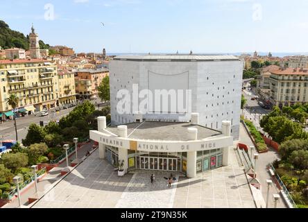 Nizza, Francia - 19 giugno 2019: Teatro nazionale di Nizza. Foto Stock