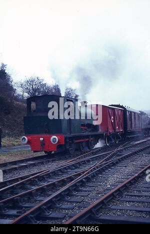 Due settimane trascorse viaggiando in Germania Ovest in treno fotografando locomotive a vapore Foto Stock