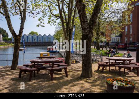 Chichester Ship Canal Basin, Chichester, West Sussex, Regno Unito. Foto Stock